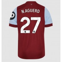 West Ham United Nayef Aguerd #27 Hjemmebanetrøje 2023-24 Kortærmet